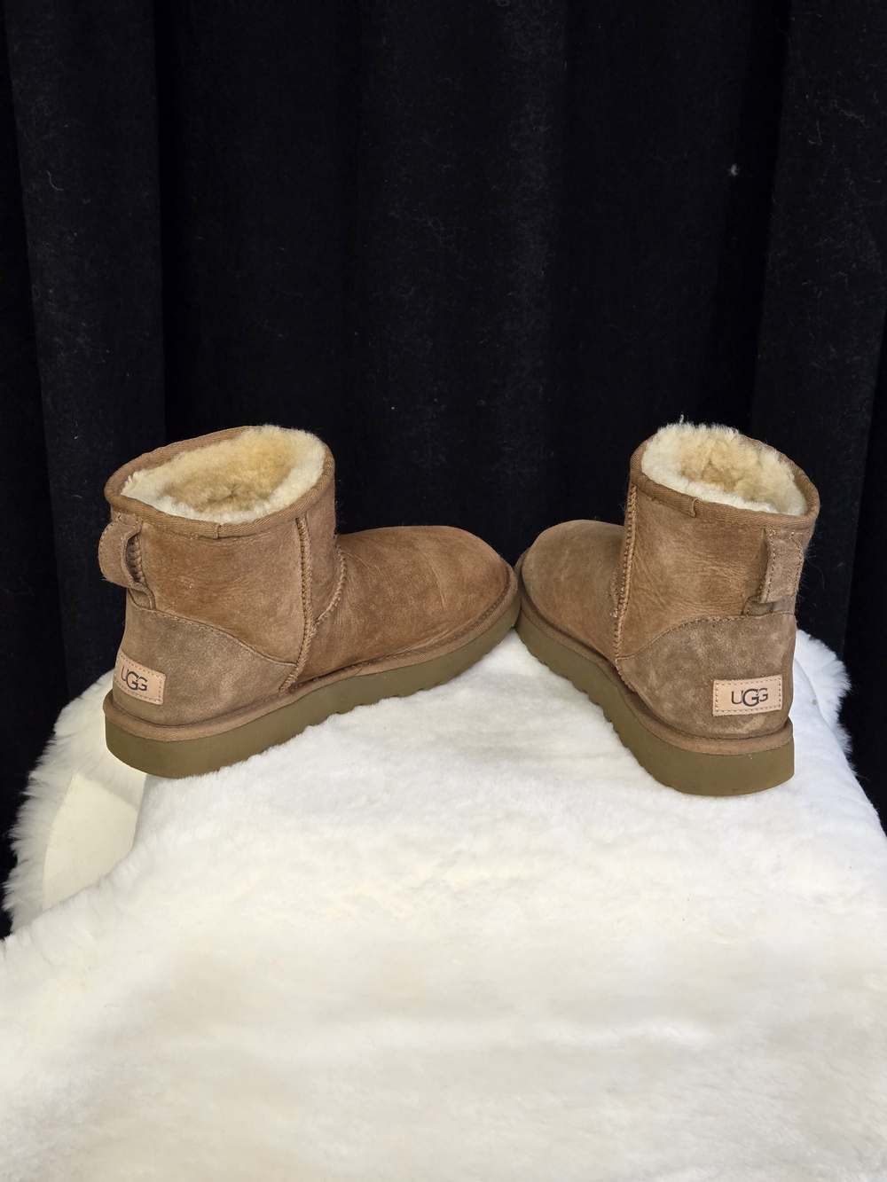 UGG Short Boots Size 9 Washed , Good Condition, Sheepskin